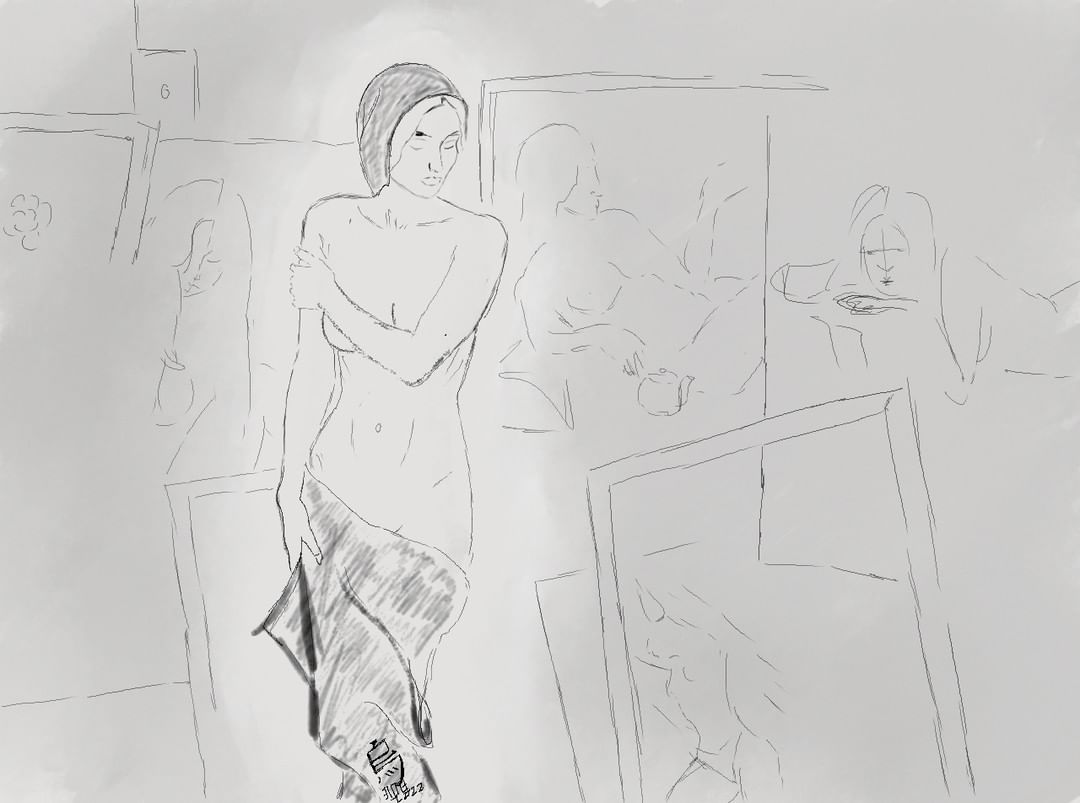Эскиз ещё одного рисунка...
#digitalart #drawing #digitalart #portrait #parblo #lenovo #sochi #blacksea #2022