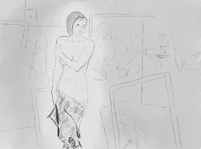 smithvorontsov в LOOKY. #digitalart,#drawing,#digitalart,#portrait,#parblo,#lenovo,#sochi,#blacksea,#2022. Эскиз ещё одного рис...