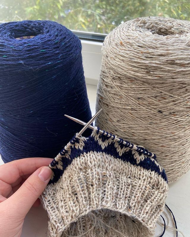 khalinak_knitting в LOOKY. . Осень и жаккард- иде...