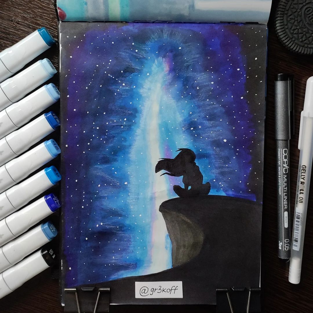 gr3koff in LOOKY. #sketch #sketchmarker #sketchmarkers #скетч #скетчмаркерами #маркеры #скетчбук #sketchbook #art #набросок #творчество #рисование #copic #touchsmooth #акрил #gelyroll #акварель #градиент #галактика #млечныйпуть #космос #galaxy #milkyway. #sketch #sketchmarke...