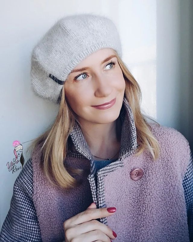 yanarein.knit в LOOKY. #beret_fluffyset. Пора, пора утеплятьс...