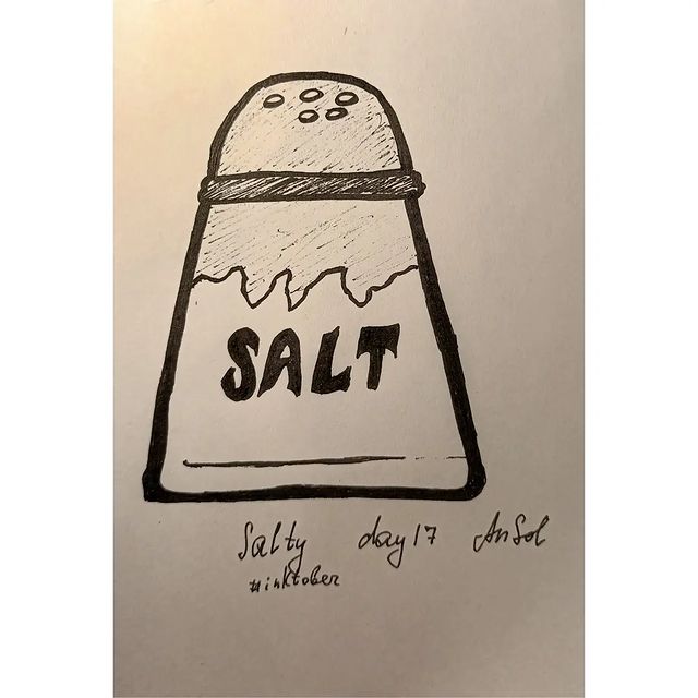 nastiasolkina в LOOKY. #inktoberrussia2022day17,#inktoberrussia2022,#inktober2022,#inktoberrussia,#inktober. День 17, тема salty ...