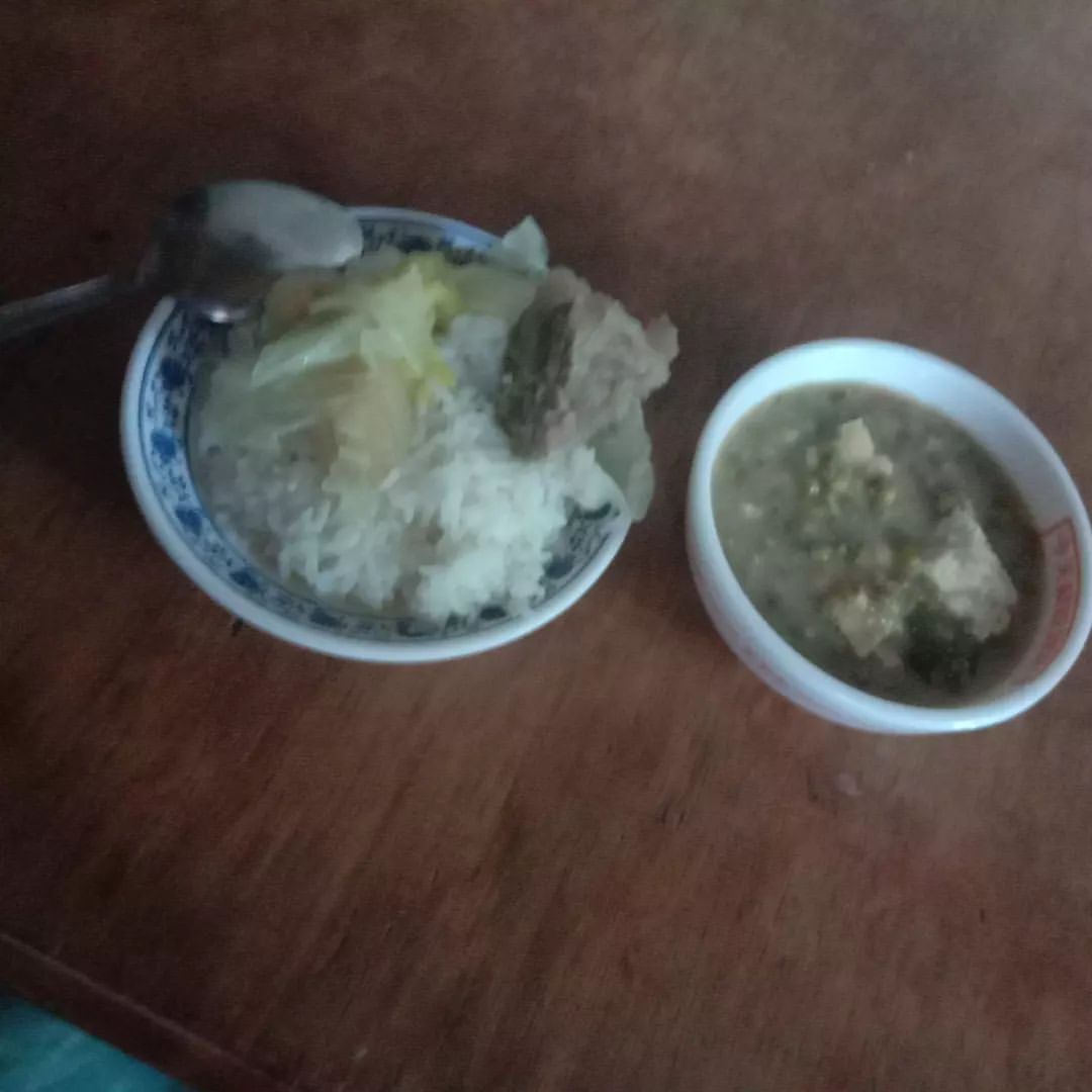 mavii_eats в LOOKY — Beef Nilaga on rice with Mongo Stew on the Side.
