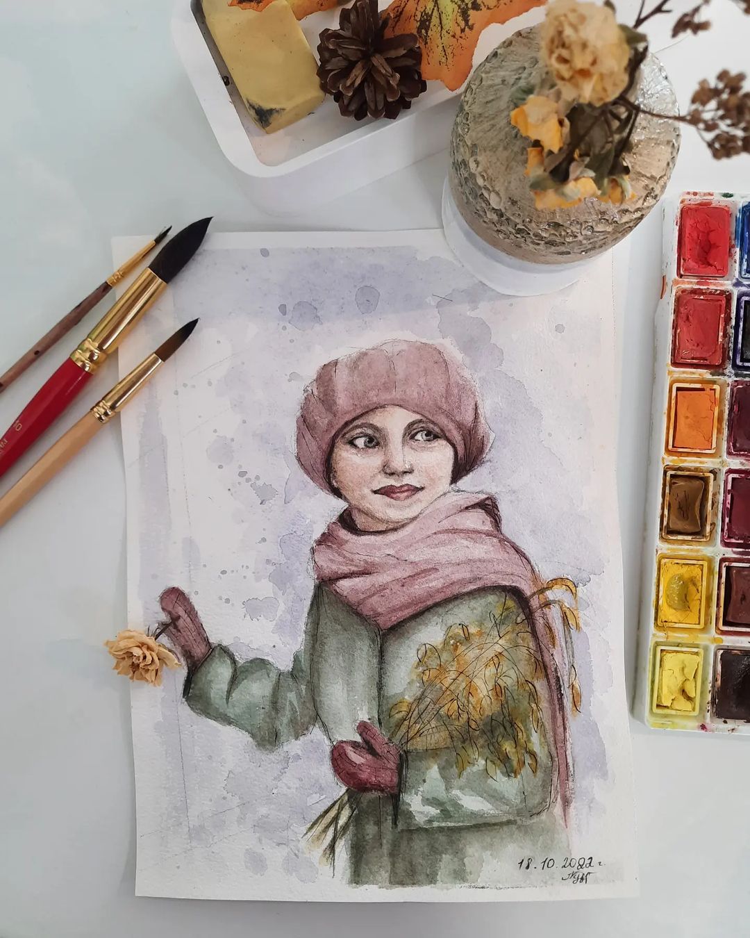 happyhome_polly в LOOKY — Ещё раз покажу вам свою работу с марафона @lesja_gost_art, а