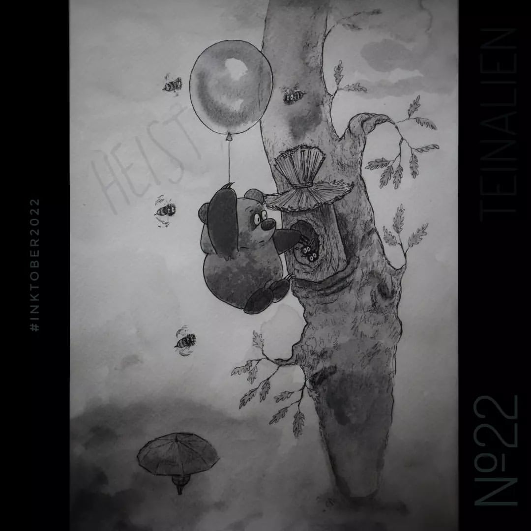 teinalien в LOOKY — Day 22: "Heist" ("Ограбление")
.
.
#инктобер #инктобер22 #ин