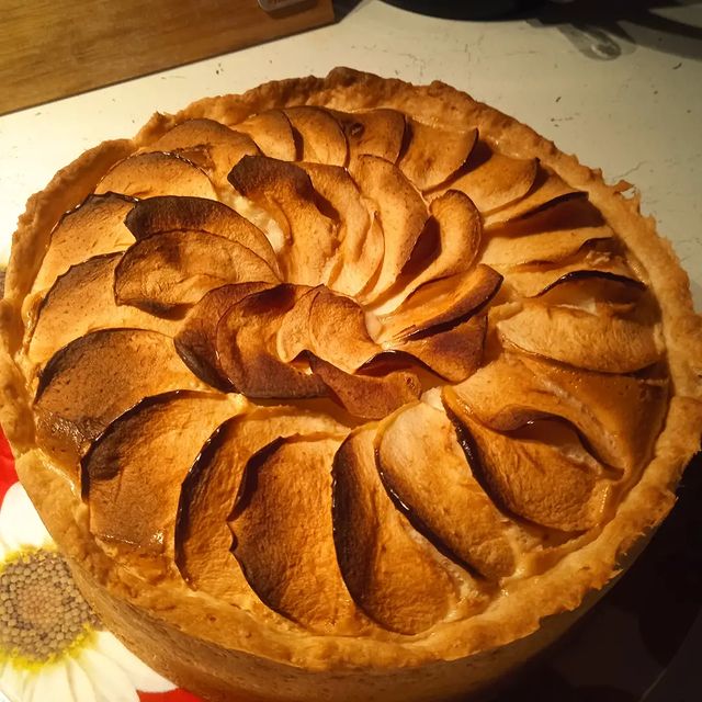kuchen_bake в LOOKY. #еда,#пирог#яблочныйпирог,#food,#cake,#cook,#cooking. Цветаевский пирог с ...