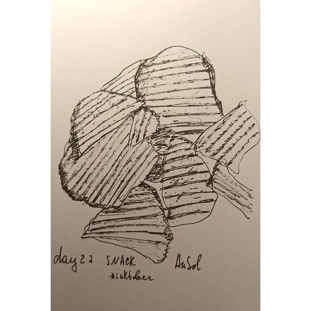 nastiasolkina в LOOKY. #inktoberrussia2022day27,#inktober2022,#inktoberrussia2022,#inktoberrussia,#inktober. День 27, тема snack ...