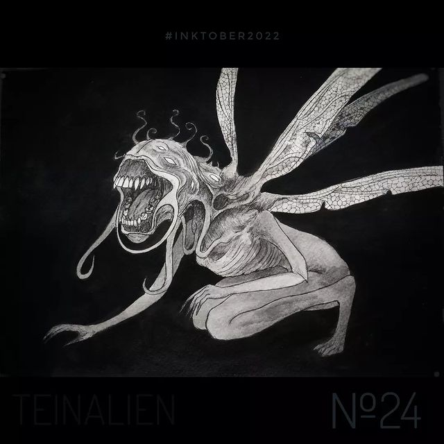 teinalien в LOOKY. #инктобер,#инктобер22,#inktober2022,#fairy,#inktoberfairy. Day 24: "Fairy" (Фея...