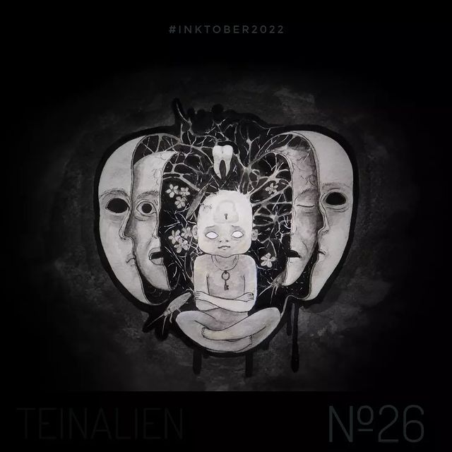 teinalien в LOOKY. #инктобер,#инктобер22,#inktober2022,#ego,#inktoberego. Day 26: "Ego" ("Эго"...