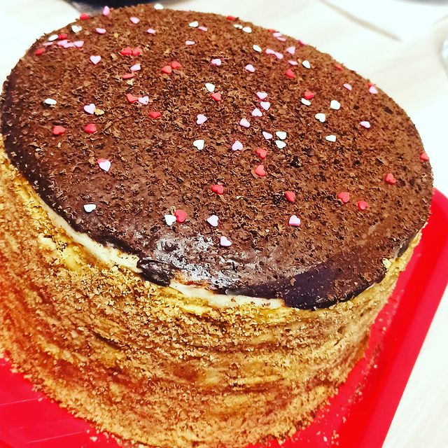natali.polskikh в LOOKY. #тортмедовик🍯,#кулинарюдома😋,#деньрождение🎂,#живисейчас☀️. #тортмедовик🍯 #кули...
