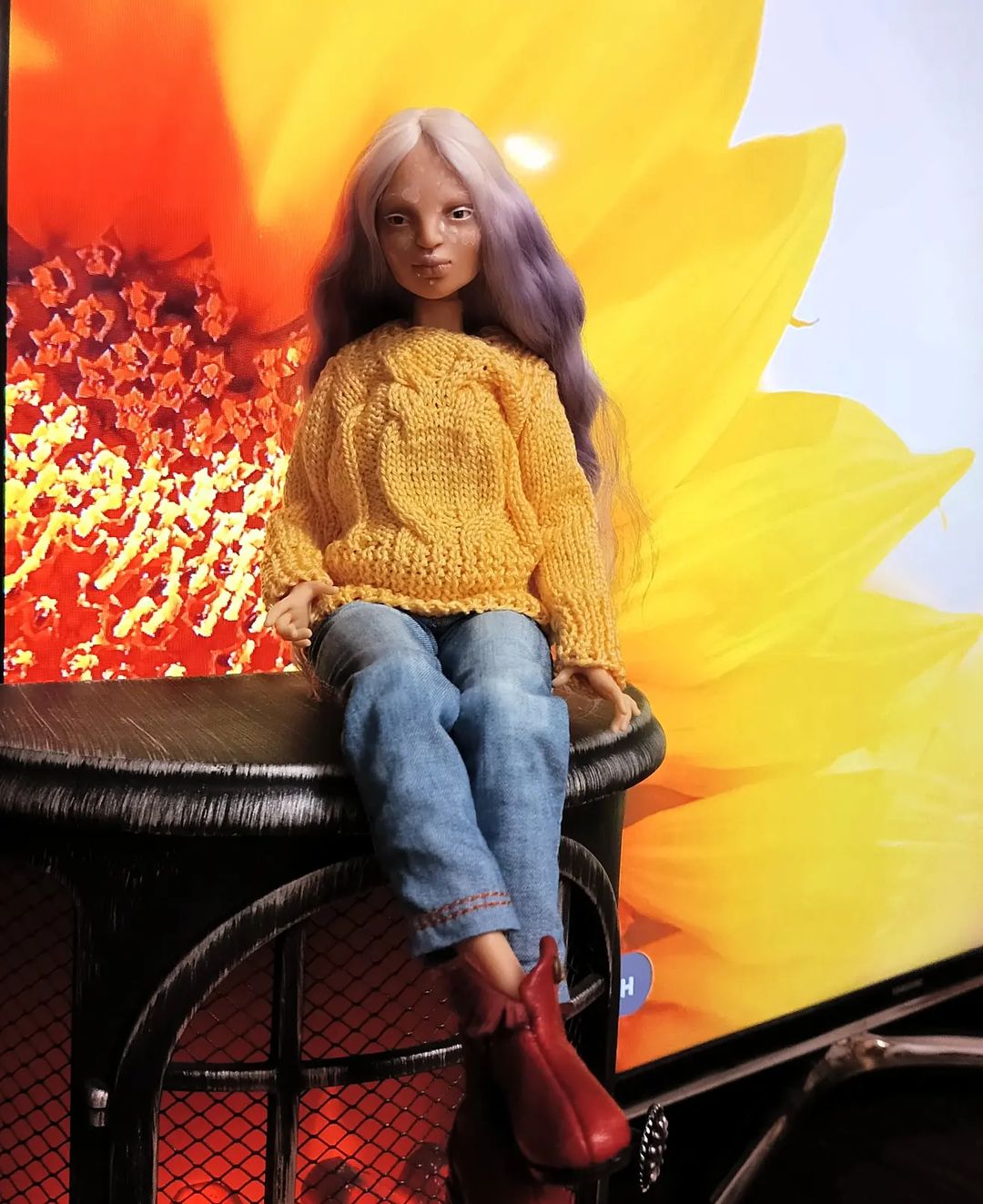 И ещё одна моя любовь от @dart_dolls  утеплилась) #авторскаяшарнирнаякукла #dartdolls #коллекция
