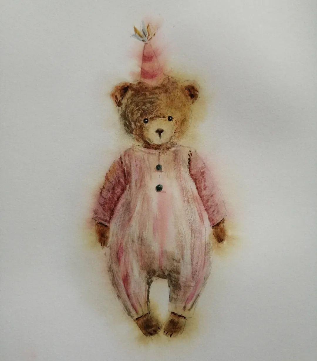 anna_m_handmade in LOOKY. #мечтай_и_рисуй,#акварель
#баохонг,#nevskayapalitra
#watercolor,#watercolorart,#art,#мишки_зайчишки_с_natalic_art,#мишкин_дом🐻. Вот и заключительный...