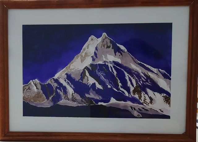 kitaevanp в LOOKY. #горы,#манаслу,#пейзажакварелью,#kitaeva_watercolour. 8осьмой 8осьмитысячн...