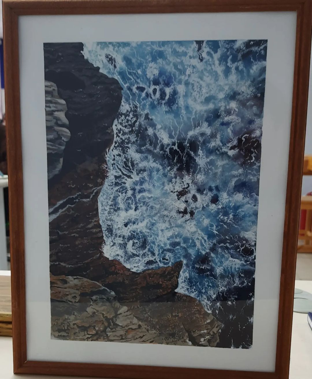 Пенные кружева
32×42
#море 
#акварель 
#морскойприбой 
#kitaeva_watercolour
