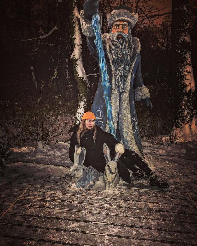 fairyforestwitch в LOOKY. #дедмороз,#зайка,#сказка. Я у твоих ног… #дедм...