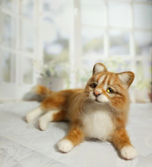 elenatoyslvova в LOOKY. #кот,#живойкот,#символгода,#купить_кота,#валяная_игрушка. Этот кот чётко знал,...