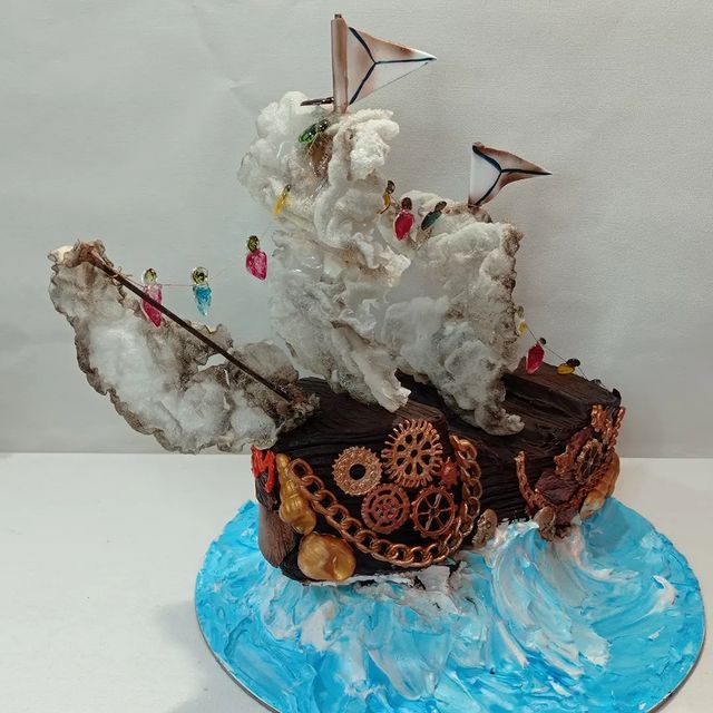 lidia_cakes_us_sib в LOOKY. #stimpankbond,#тортдлямальчика,#тортцифраусольесибирское,#тортназаказ,#тортназаказусолье,#тортбезмастики. Сегодня день рождени...