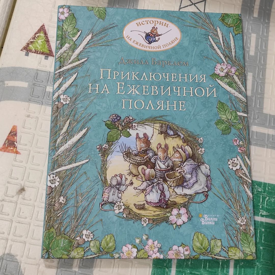 Вот уже много поколений мышей живут в маленьких домиках на Ежевичной поляне, прячась ото всех в корнях и стволах деревьев. Мышки никогда не сидят без дела: они собирают урожай на полях, готовят запасы орехов и ягод на зиму, чтобы потом насладиться невероятными джемами, пудингами и соленьями в приятной компании возле камина. Но у каждого жителя Ежевичной поляны всегда найдётся время для веселья и развлечений: будь это день рождения или первый день весны.
#Джиллбарклем 
#вилливинки 
2021год