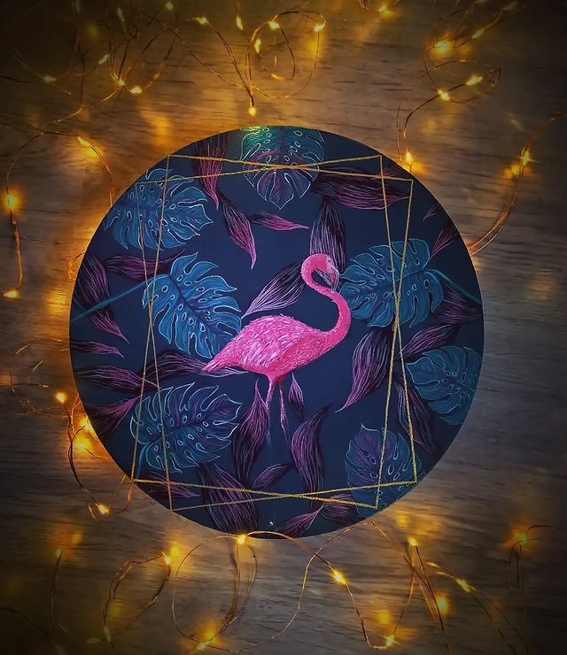 oleg_lll_ in LOOKY. #flamingo,#flamingoart,#art,#artist,#abstractart,#abstraction,#photo,#homedecor,#handmade,#decor,#monstera,#monsteraart. Для @l.m.vit #flamin...