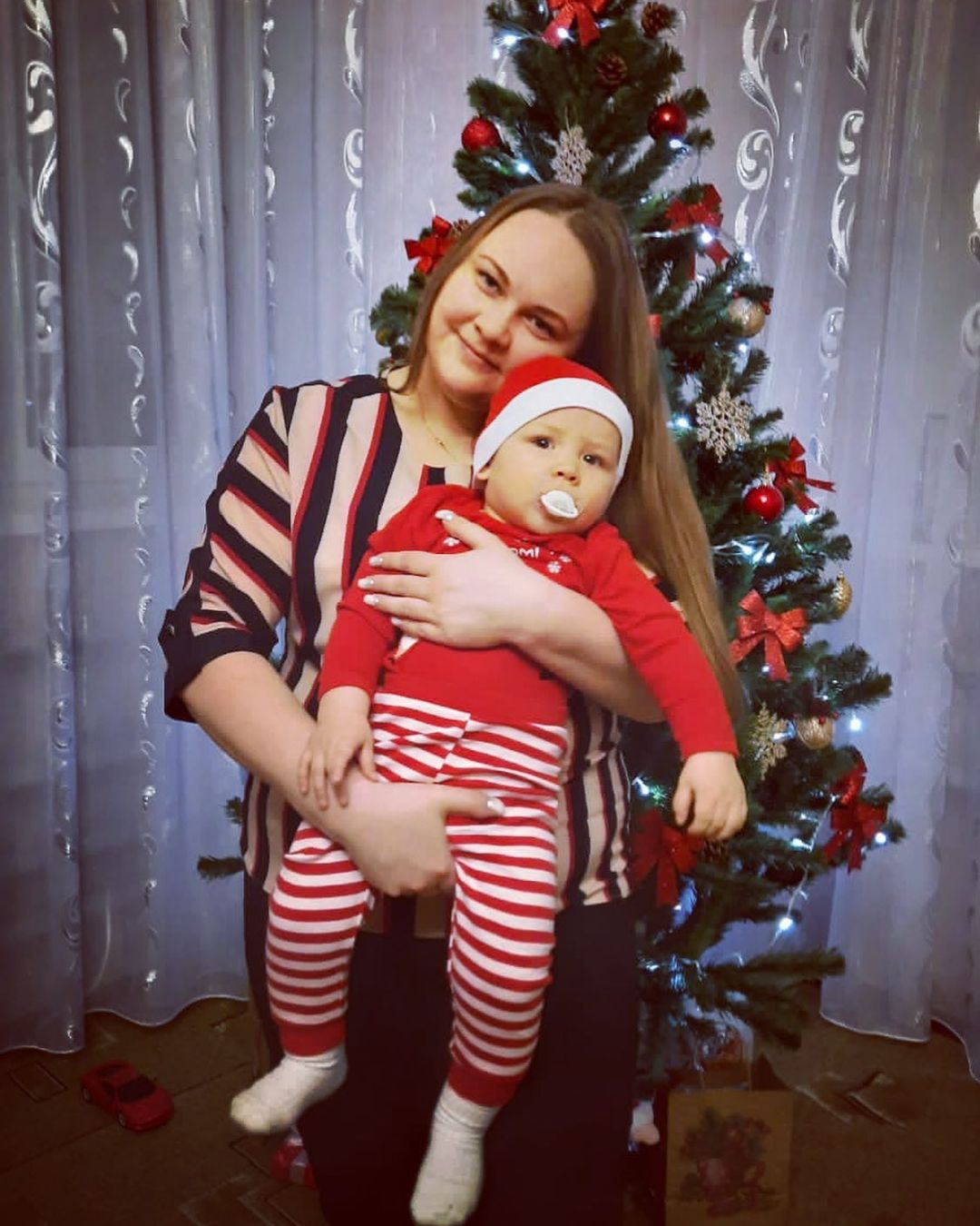 Мой маленький Санта 🎅🏻 (крестник Сашуля😘 и его первый Новый год 🎄) #2023