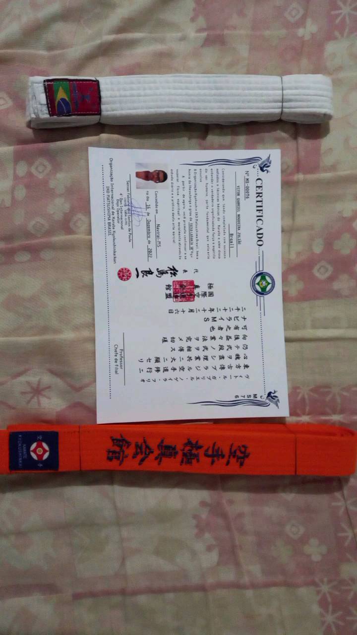 vitorgabriel_oficiau в LOOKY. #novafaixa,#faixalaranja,#faixabranca,#karate. Nova faixa🙏🙏🙏/⁷⁷⁷...