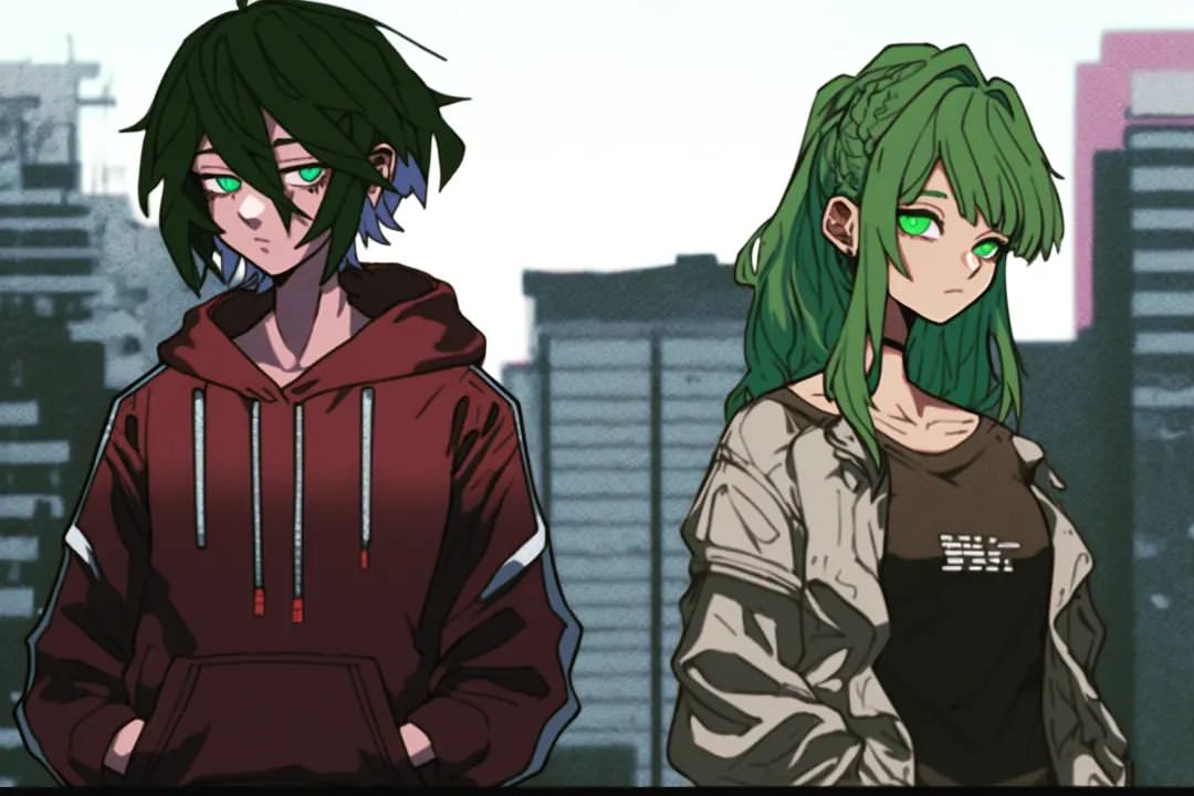 Toxic Me and My Toxic Half
#art 
#anime 
#scifi 
#character 
#cyberpunk
