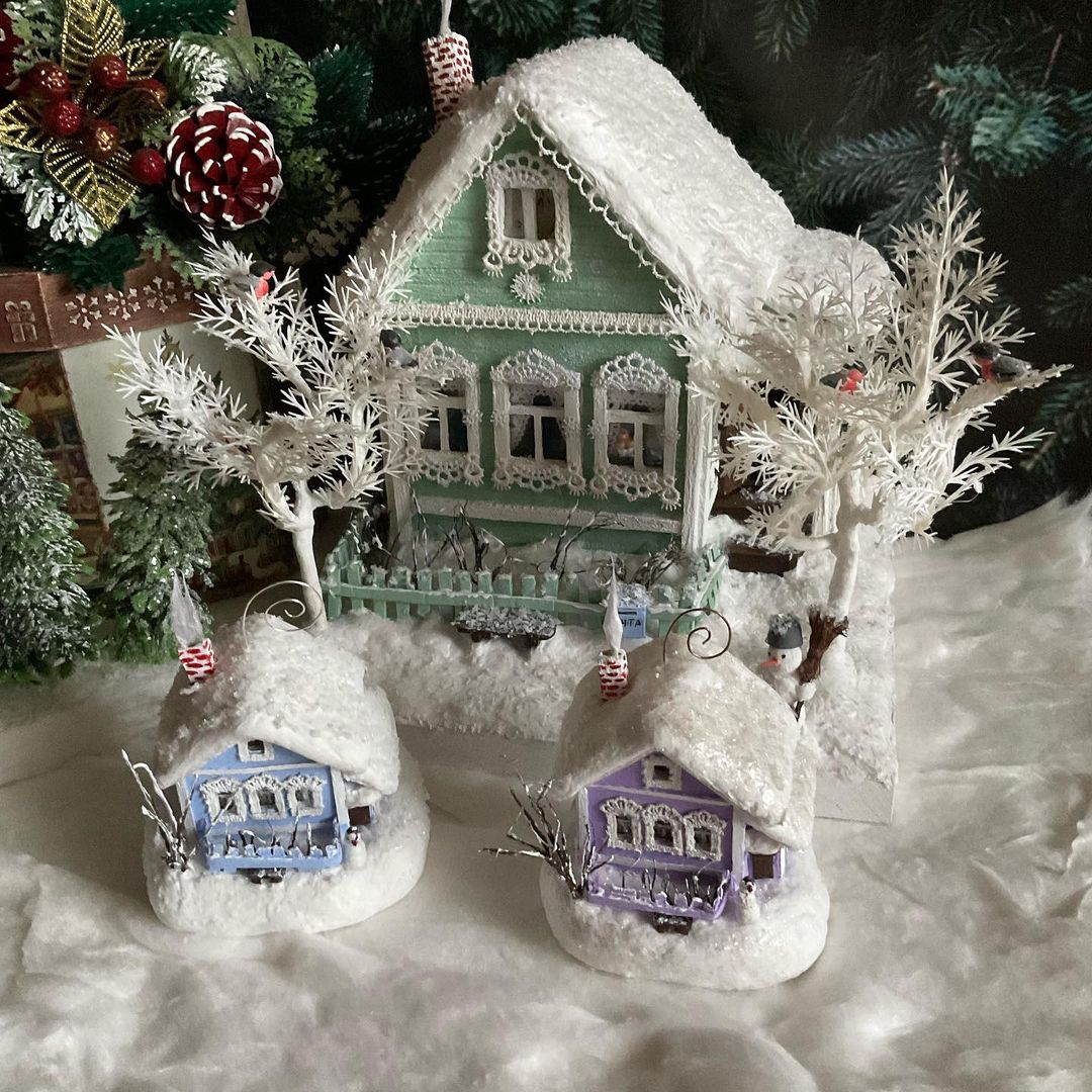 annette_decor в LOOKY — Домик-крошечка в три окошечка… И на ёлочку и под ёлочку. Выс