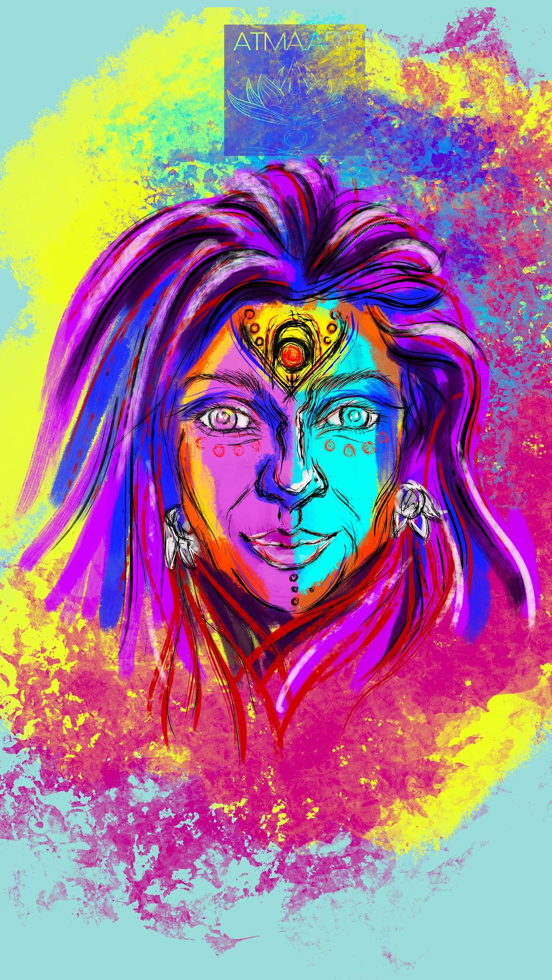 bobrikowasvetlana в LOOKY. #didgitalartwork,#didgitalillustration#didgitalart,#автопортрет. Автопортрет 2023г . ...