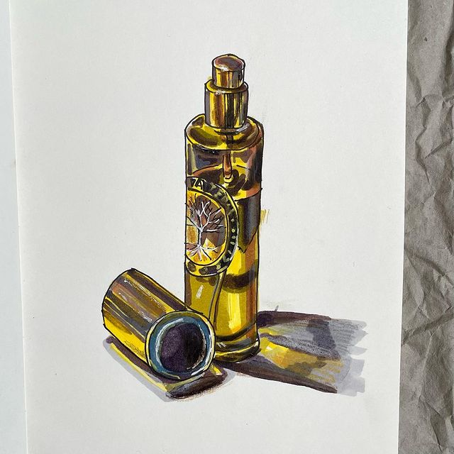 elizaveta_dvoynykh в LOOKY. #drawyourperfume,#sketch,#markersketch,#sketchbook. Внезапно. Спасибо @r...