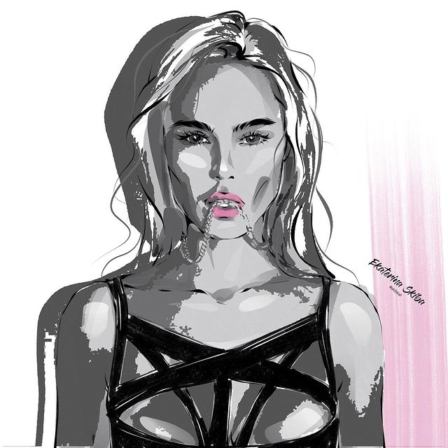 skibakatrin в LOOKY. #procreate,#illustration,#phworthy,#phmodel,#digitalart,#skibkat. @thedashalevkovich �...