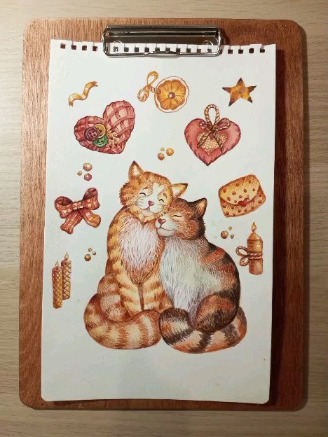 mariiavorbeva в LOOKY. #иллюстратор_инсайд_тренды2023,#иллюстратор,#арт,#книжная_графика,#watercolorillustration,#illustration,#рисуюназаказ. Котики к марафону по...