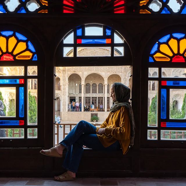 kirpalitsch в LOOKY. #stainedglasswindow,#iran,#kashan,#tabatabaeihouse. Витражи особняка Таб...