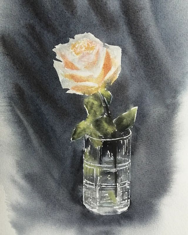 anna_m_handmade в LOOKY. #учусьрисовать,#мечтай_и_рисуй,#most_art01_зарядка,#акварельнаязарядка,#акварель,#акварельныйэтюд,#артзима,#watercolorart,#art,#watercolor. Акварельная зарядка ...