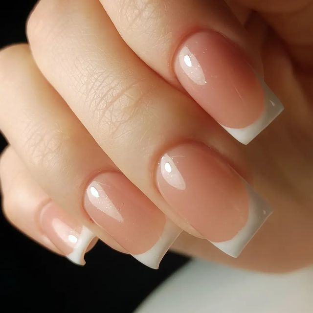 alenushka_nails03 в LOOKY. #маникюр,#селенгинск,#АлёнушкаТолснёва,#alenushka_nails03,#гель_лак,#наращивание_полигелем. Френч! Французский м...