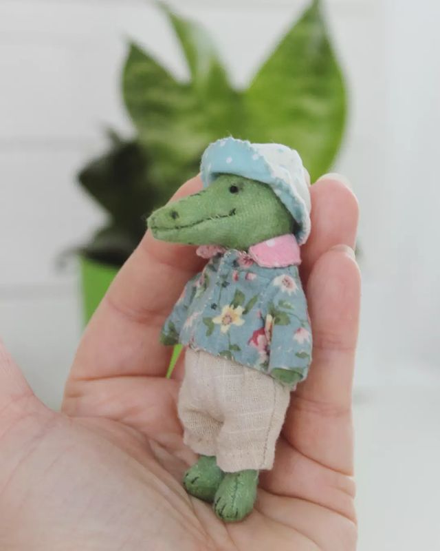 oksana.doll.s в LOOKY. #текстильнаяигрушка. Крокодилёныш 😊🐊

В...