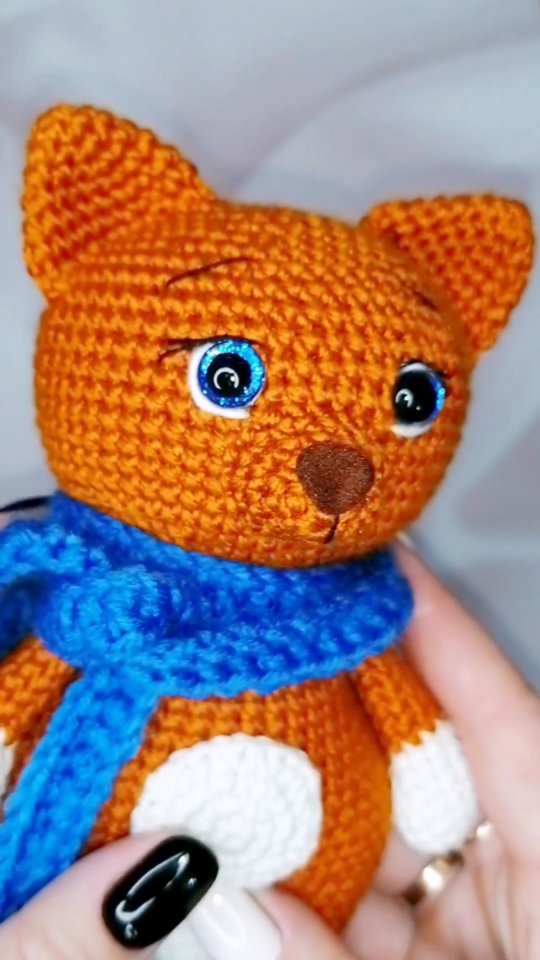 kravchenko_toys в LOOKY. . Вязаный лисёнок ручн...