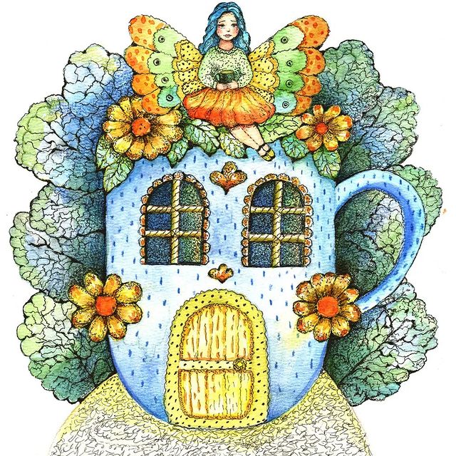 mariiavorbeva в LOOKY. #цветущие_домики,#иллюстратор,#арт,#книжная_графика,#watercolorillustration,#illustration,#детскаяиллюстрация,#иллюстрацияназаказ,#иллюстрации,#иллюстрациядлявышивки. Мой домик ко второму...