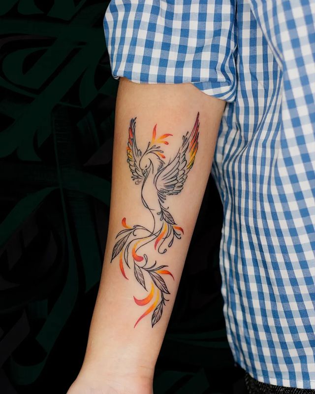sashatae_tattoo в LOOKY. #татуфеникс,#татуировкадлядевушек,#татумосква,#татуировкидлядевушек. Огонь-жар для Сауле ...