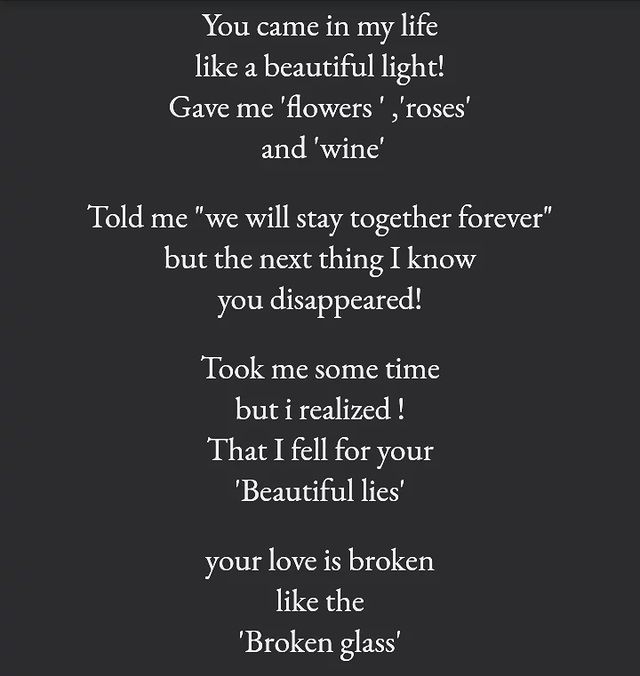 _your_idk_ в LOOKY. #poem,#beautifullie,#fypシ,#fyp. Poem: beautiful lie ...