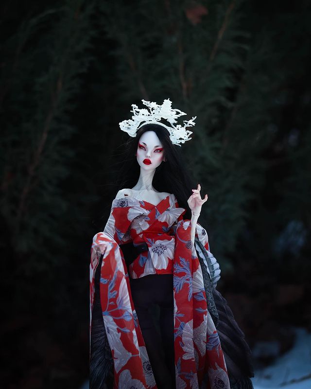 dollsofparadise в LOOKY. #bjd,#bjddoll,#balljointeddoll,#bjdcustom,#dollstagram,#artdoll,#ooak,#бжд,#doll,#кукла,#handmade,#шарнирнаякукла. Ведьма зимнего леса....