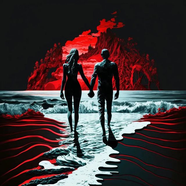smithvorontsov в LOOKY. #digitalart,#ai,#midjourneyart. Они плыли по теченью...