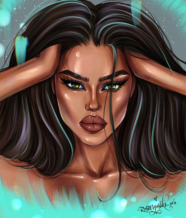 rasteryaeva_art в LOOKY. #портрет,#артназаказ,#arty,#artist. Входим в весну ярко ...