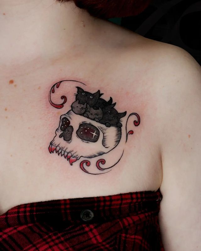 sashatae_tattoo в LOOKY. #татуировкадлядевушек,#минитату,#татумосква,#татумск. Полный котелок котят...