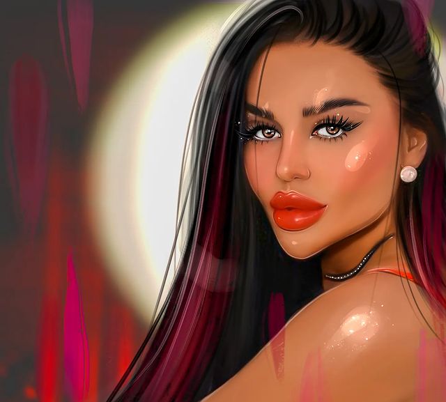 rasteryaeva_art в LOOKY. #art,#didjitalart,#8мартаподарок,#портрет. С 8 Марта, прекрасны...