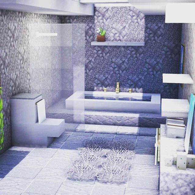 mihac_pin в LOOKY. #minecraft,#майнкрафт,#постройка,#beautiful,#beauty,#idea,#идея. bath idea in minecra...