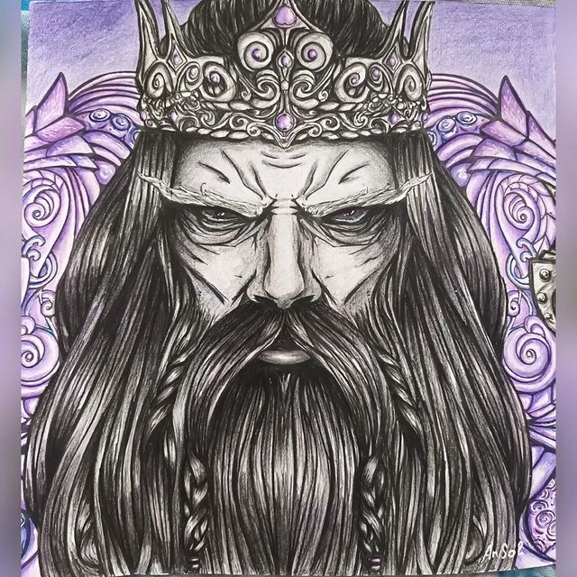 nastiasolkina в LOOKY. #темноефэнтези,#король,#king#,#colorterapia,#coloring. Темное фэнтези. Очен...