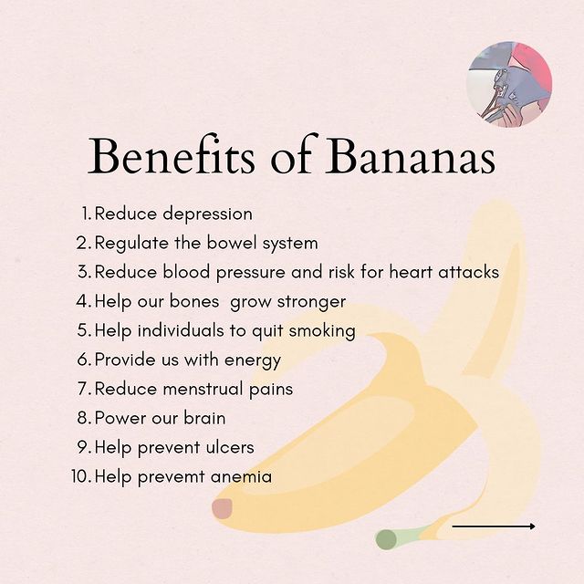 Mindful Blood Pressure 👌 в LOOKY. #bananas,#healthyeating,#nutrition,#fruit,#healthyfood,#plantbased,#superfood,#vitamins,#minerals,#fiber,#potassium,#energyboost,#digestion,#weightloss,#snacktime,#healthysnacks,#wellness,#healthyrecipes,#fitfood,#foodisfuel. Benefits of Bananas
...