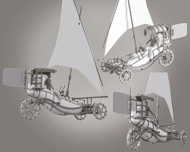 greymetallcat в LOOKY. #artstation,#conceptart,#3d,#sketch,#blender,#steampunkart,#medival,#vehicleconcept,#fantasyart,#carconcept,#productdesignsketch. New work for ArtStat...