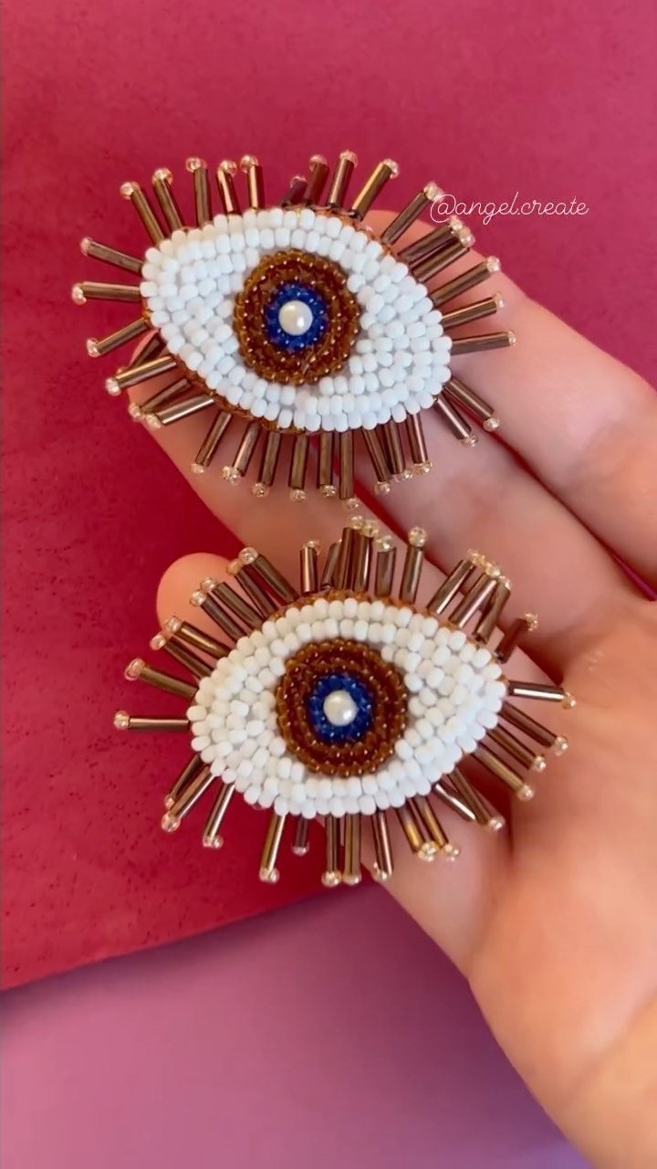 angel.create в LOOKY. . 👁👁 Сережки из бисе...