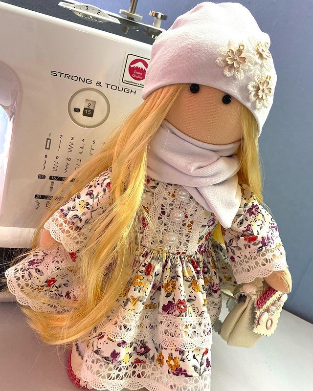 kse.kids в LOOKY. #кукла,#ручнаяработаназаказ,#интерьернаякукла. Вот такая блондинка ...